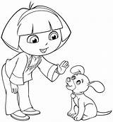 Dora Explorer Girls Coloring Pages sketch template