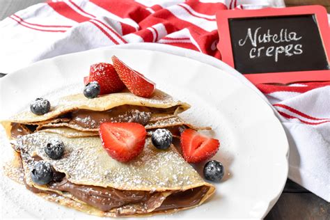 Indulge your sweet tooth with these delicious Nutella Crepes. Tender ...