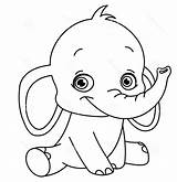 Cute Elephant Coloring Sheets Pages sketch template