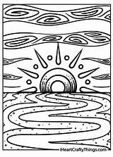 Sunset Coloring Pages 25 Free Printables sketch template