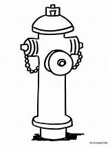 Fire Hydrant Coloring Pages sketch template