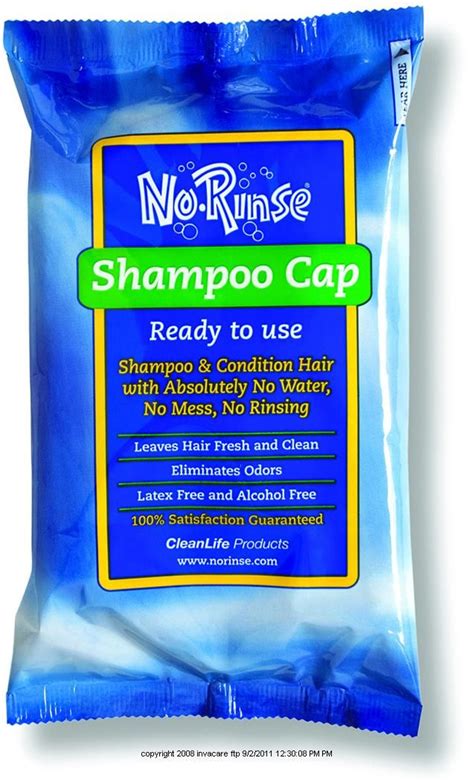 Cleanlife No Rinse Shampoo Cap | Finnegan Medical Supply | Shampoo cap ...