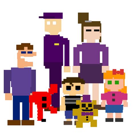 Michael Afton 8 Bit Sprite