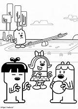 Wow Wubbzy 3 coloring Page sketch template