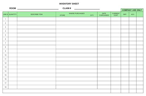 Printable Inventory Tracking Sheet Template Templates Printable Free, Free Printables, Power ...