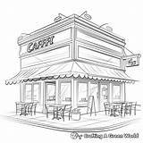 Restaurant Coloring Pages  Free & Printable sketch template