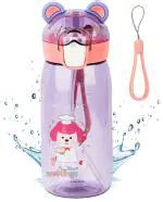 Zest 4 Toyz Water Bottle for Kids Cute Cartoon Sipper Bottle for Kids Water Bottle Anti-Leak ...
