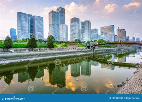 Beijing, China CBD City Skyline Stock Photo - Image of cityscape ...