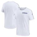 Men's Dallas Cowboys Nike White 2024 Sideline Coach UV Performance T-Shirt