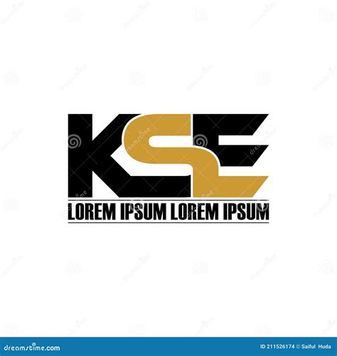 Letter KSE Simple Monogram Logo Icon Design. Stock Vector ...