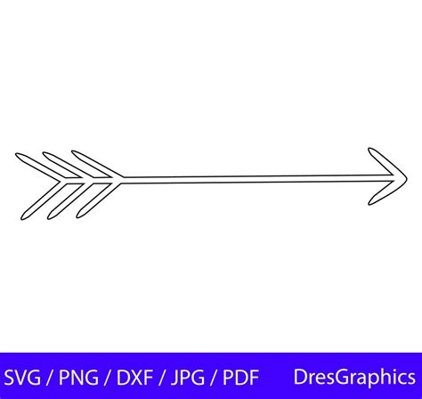 Arrow SVG, Arrow Outline Svg, Arrow Clipart, Arrow Cut File, Arrow Cricut Svg, Arrow PNG, Arrow ...