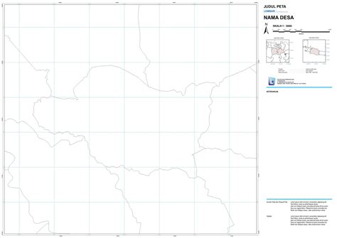 Template Layout Penyajian Peta Desa PerKabBIG No 3 th 2016 - Lapak GIS