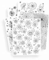 Coloring Kits – Teal Notes sketch template