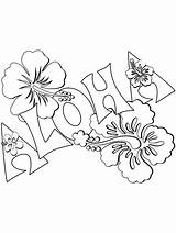 Print Luau Free Coloring Pages sketch template
