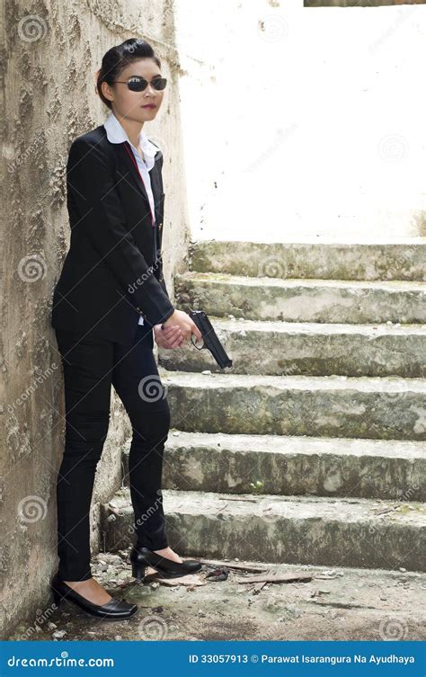 FBI Woman Agent. Stock Photos - Image: 33057913