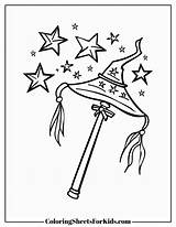 Magic Wand Coloring Pages Free PDF Printables  Sheets For Kids sketch template