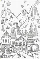 Ski Lift Coloring Pages  CermennShort sketch template
