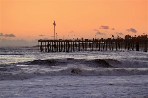 Sunset at Ventura Pier Photograph by Michael Gordon | Fine Art America