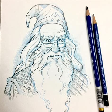 A little Dumbledore sketch for the Harry Potter 20th anniversary. #harrypotter # ...