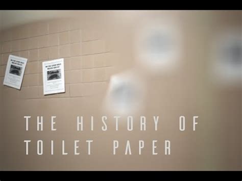 The History of Toilet Paper- Blue Devil Film Club - YouTube