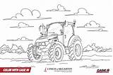 Best tractor coloring Pages – Artofit sketch template