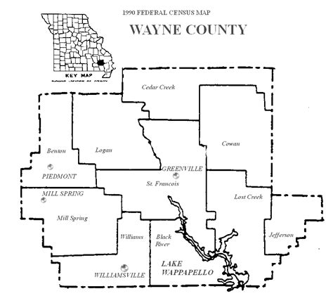 Wayne County Plat Maps | Cities And Towns Map