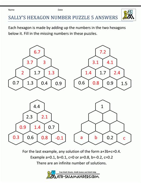 Printable Hexagon Puzzle | Printable Crossword Puzzles