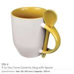 Custom Ceramic Mug with Spoon | Magic Trading Company -MTC
