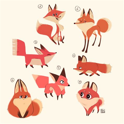 Cute Fox Characters | Behance