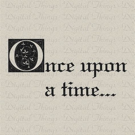 Once Upon A Time Fairy Tale Quote Printable Digital Download | Etsy