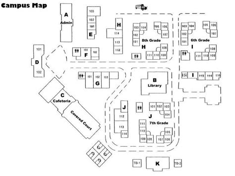 Middle School Building Map