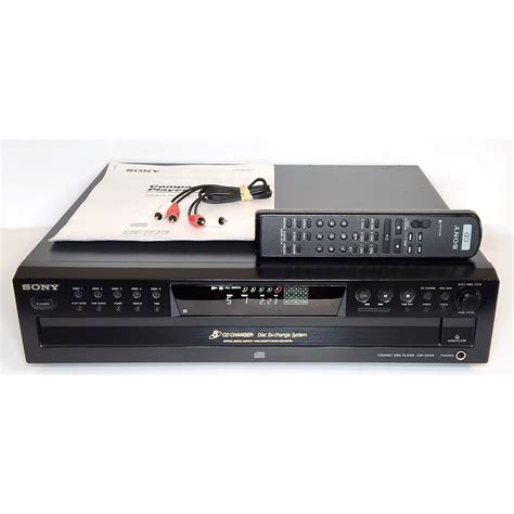 Sony CDP-CE375 5-disc Carousel CD Changer Player Remote New - Etsy