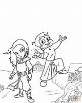 Chhota Bheem And The Throne Of Bali coloring Page  Free Printable sketch template