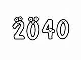 Happy New Year For 2040 Coloring Page By Mannyt1013 On DeviantArt sketch template