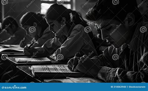 Student School Black and White Stock Illustration - Illustration of ...