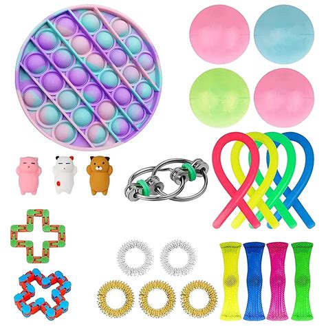 COMBO 1 Pop It Simple Dimple Fidget Pack Anti Stress Toys | Popping Fidgets