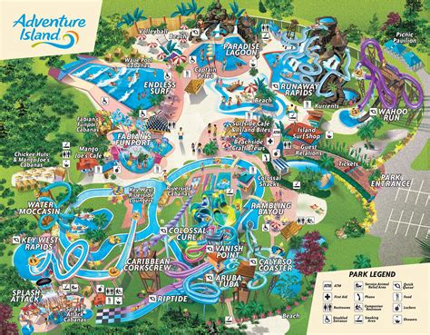 Universal Orlando Adventure Island Map