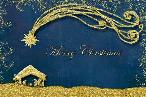 Christmas Nativity Scene greetings cards – First Congregational Church of Glen Ellyn