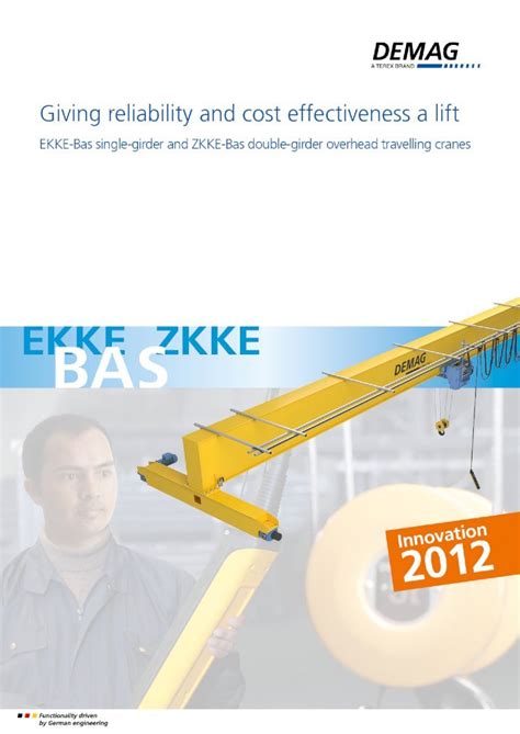 (PDF) In particular, Demag · PDF filetravelling crane versions available from Demag Cranes ...