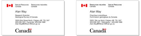 Business Cards, Common (flag symbol) - Canada.ca