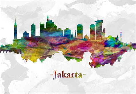 Premium Photo | Jakarta Indonesia skyline