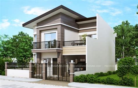 Mateo - Four Bedroom Two story House Plan - Pinoy House Plans | Philippines house design, Modern ...