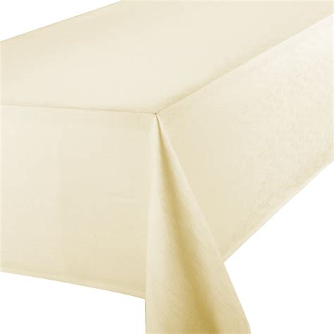 Cream Linen Look Easycare Tablecloths | Cream Tablecloths York | Connollys Homestyle York