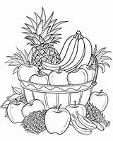 Fruit Basket Coloring Page Illustration  Premium AI Generated Vector sketch template