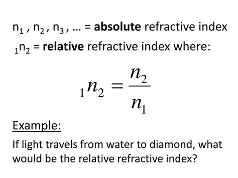 PPT - Q1. Define the term ‘refractive index’ Q2. α = 45 o , β = 32 o ...