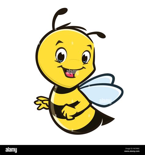 Cartoon Baby Bee Stock Vector Image & Art - Alamy