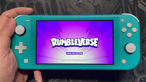 Rumbleverse Gameplay On Nintendo Switch LITE - YouTube