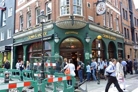 Crown & Anchor Covent Garden London - Britain All Over Travel Guide