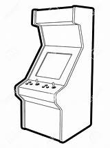 Arcade Coloring Pages sketch template