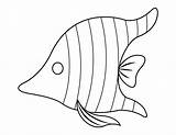 Printable Angelfish Coloring Page sketch template